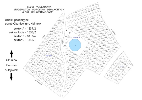 Plan ROD - działki geodezyjne